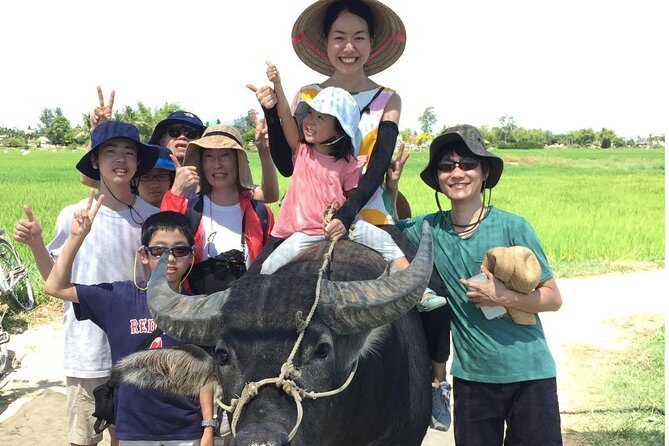 5-Hour Discovery Countryside by Cycling, Buffalo and Basket Boat - Cycling from Hoi An to Cam Thanh on narrow roads