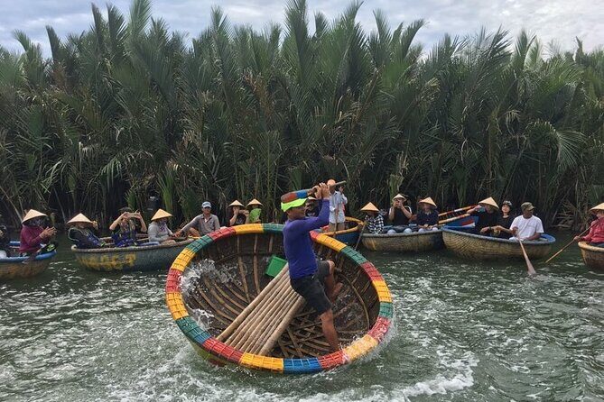 Basket Boat in Hoi An( visit water coconut forest,Crab fishing ) - Rain Gear, Life Jackets, And Weather Reality