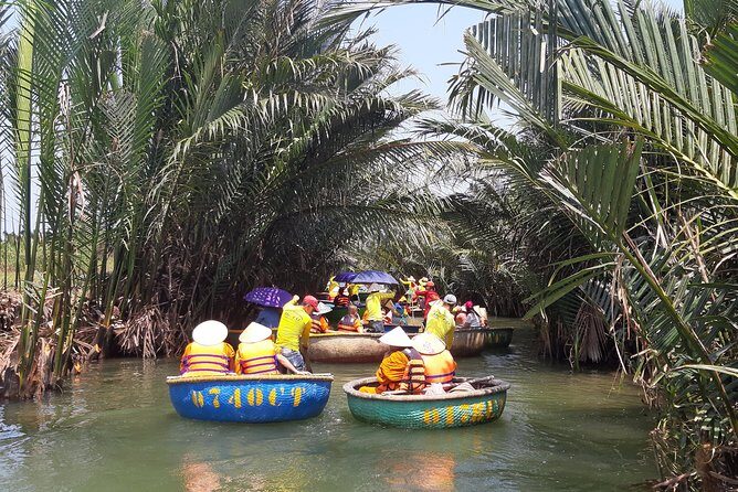 Coconut Basket Boat Trip - A Must - Do Experience in Hoi An! - Crab Fishing and Fisherman Nets: Hands-On Water Life