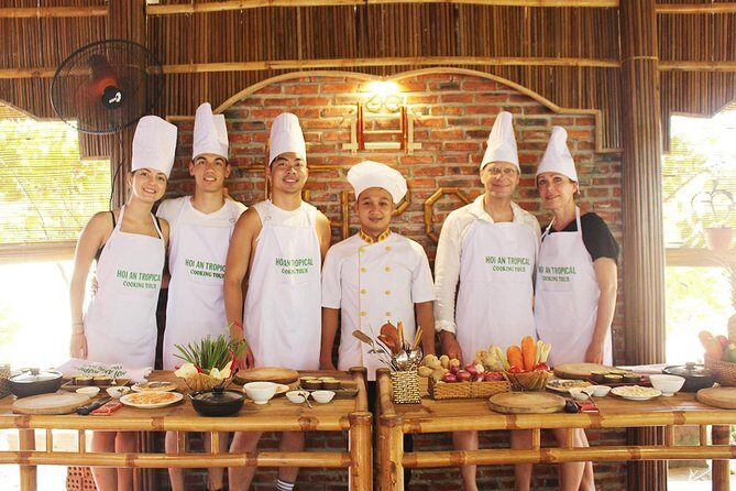 Cooking Class Hoi An:Local Market, Basket Boat, Fishing & Cooking - Stop 3: The Cooking Kitchen, 4 Dishes Made Hands-On