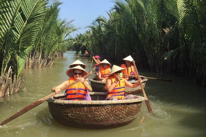 Cycling, Buffalo, Basket Boat ride in Hoi An - Rice paddies, ploughing, and feeding water buffalo