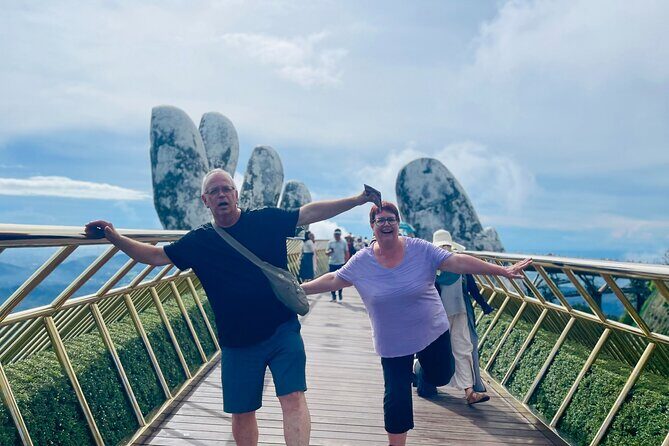 Early morning Ba Na Hills - Golden Hand Bridge - PRIVATE TOUR - Le Jardin D’Amour and Linh Ung Pagoda: the calm stops that make the day feel balanced