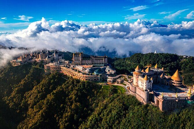 Early morning tour to Bana Hills- Golden Bridge Private tour - Cable Car + The First Sight Circuit: Golden Bridge, Wine Tunnel, Flower Garden