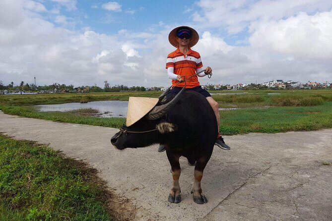 Eco Basket Boat By Bicycle and Vietnamese Set Menu - Eco-Village Cam Thanh and the Bamboo Basket Boat Ride