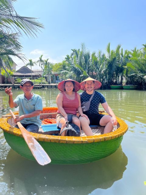 Funny day cycling, Buffalo riding and Basket boat - Cam Thanh Water Coconut Village: Basket Boats, Fishing Life, and the Music Factor