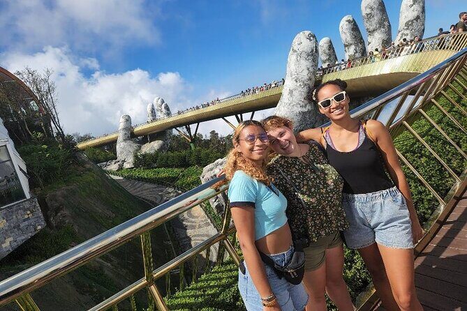 Golden Bridge - Monkey Mountain- Marble Mountains - Dragon Bridge - Lunch and pacing: buffet reset without losing momentum