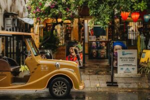 Heritage Adventure Private Tour by Electric Car - Central Market and the Thu Bon River Crossing