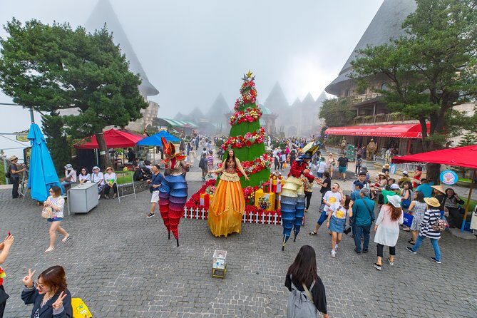 Hoi An: Ba Na Hills And Golden Bridge Full-day Adventure - French village time: walkable streets and cathedral vibes