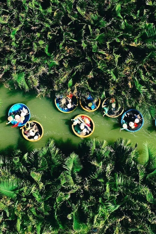 Hoi An Basket Boat - Entering Bay Mau Coconut Forest by Boat