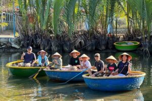 HOI AN Biking Vegetable Village, Basket Boat, Coconut Forest - Bean sprout making at a Son Phong home