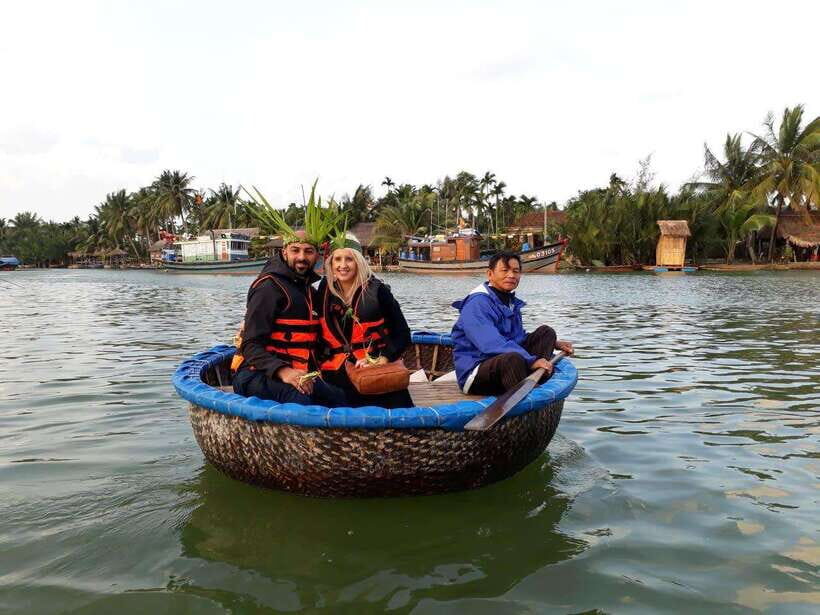 Hoi An: Coconut Basket Boat Ride by Hangcoconut - What You’ll Actually Get: Drinks, Towels, and Time in the Water