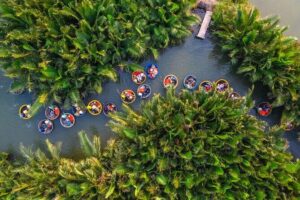 Hoi An: Coconut Basket Boat Ride in the Coconut Forest - The Welcome at Làng Dừa Xanh: Water, Shade, and Quick Orientation