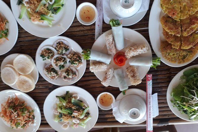 Hoi An Eco Tour Cooking Class & Fishing (Local market,basket boat,learn cooking) - Basket-boat fishing on the river: nets, crab, and traditional techniques