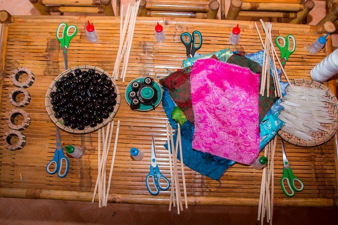 Hoi An Full Lantern Making Class- A special Foldable lantern - What you take home: your lantern plus one more from the instructor