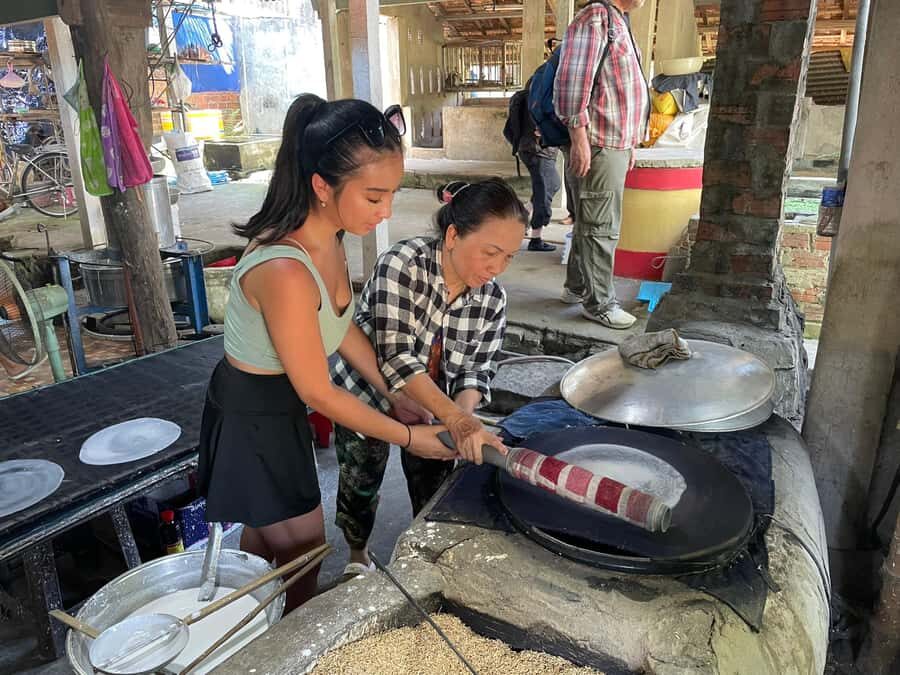 Hoi An: My Son Sanctuary with Basket Boat and Lunch Options - Rice Paper Making at a Local House (and Why It Feels Like a Real Skill)