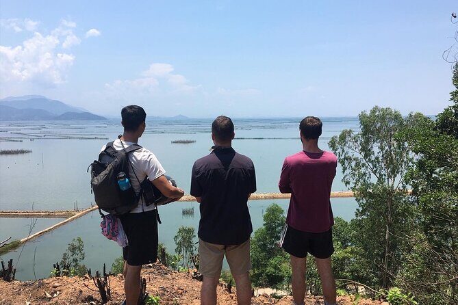Hoi An to Hai Van pass loop with Motorbike Tour Mr Phu - Stop 5: Suoi Mo Waterfall, the cool-off swim stop