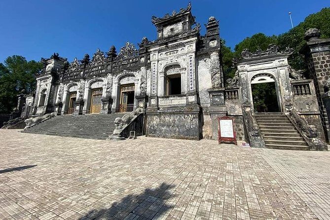 Hue City Tour via Hai Van Pass - Private Guided Tour - Khai Dinh Royal Tomb: where Western and Eastern styles meet