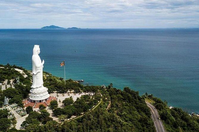 Marble mountain, Monkey Mountains with Cruise Trip on Han River - The Han River cruise at 8:00 pm: see Da Nang from the water